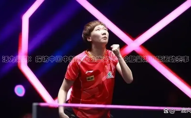 活力巢湖：探访中国中部的运动盛宴——合肥巢湖国际运动赛事